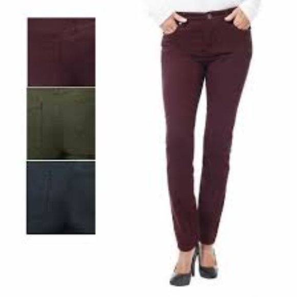 Buffalo Womens Hope Mid-Rise Skinny Stretch Pants - Picture 1 of 3